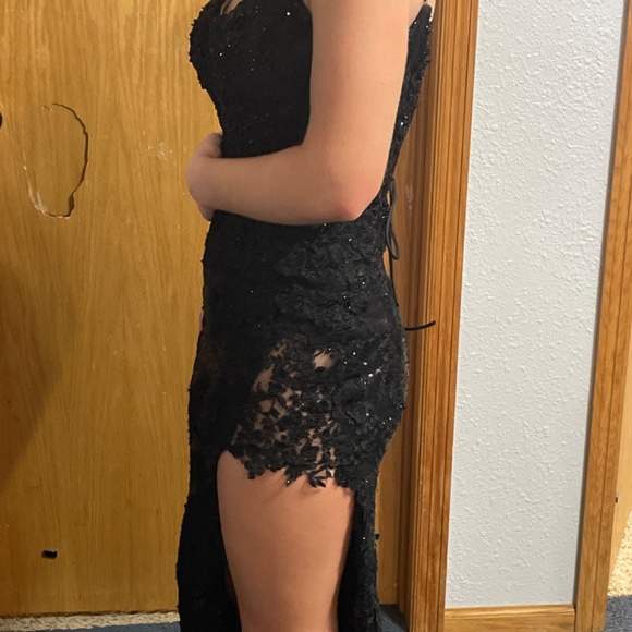 Black Sherri Hill formal dress - Picture 5 of 8